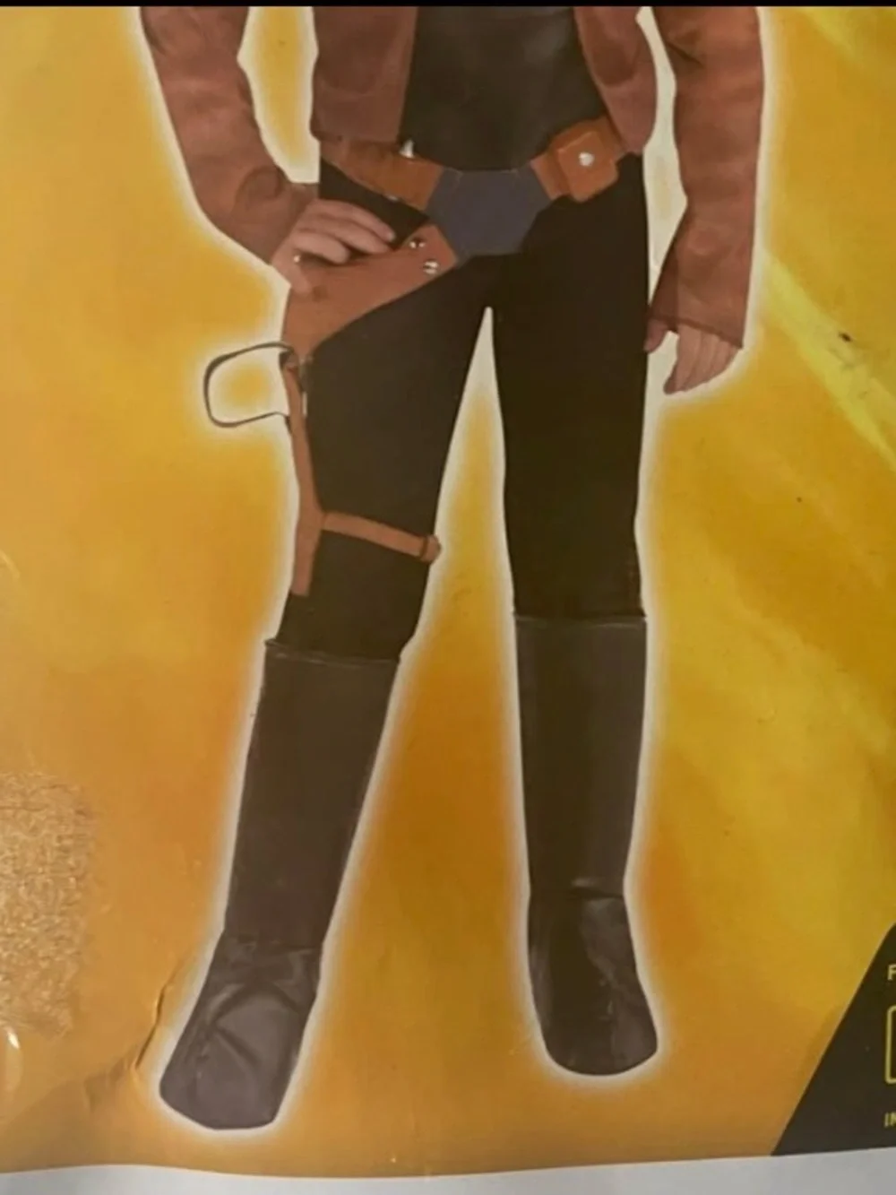 Halloween Disney Deluxe Han Sol Costume 4pc Boys Size Large 12-14
